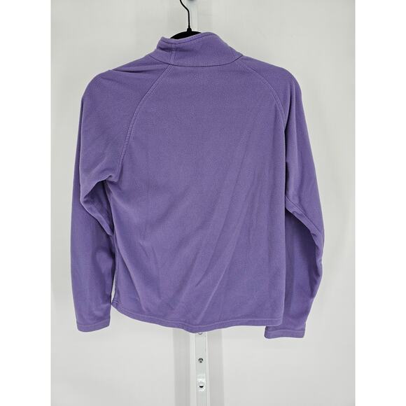 Coldwater Creek Womens Sz S Mock Neck Fleece Sweatshirt Lavender Purple - Picture 4 of 4